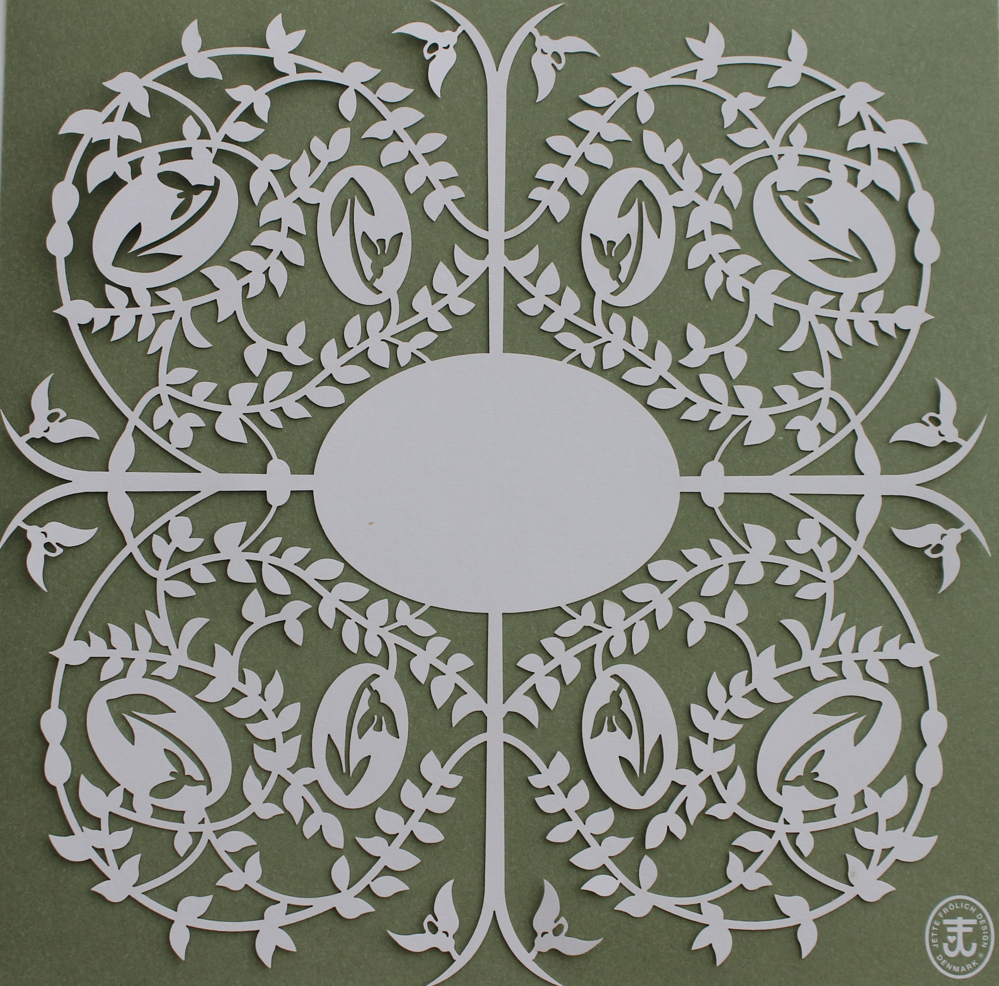 Osterbrief mit Schneeglöckchen
(inkl. Briefumschlag)