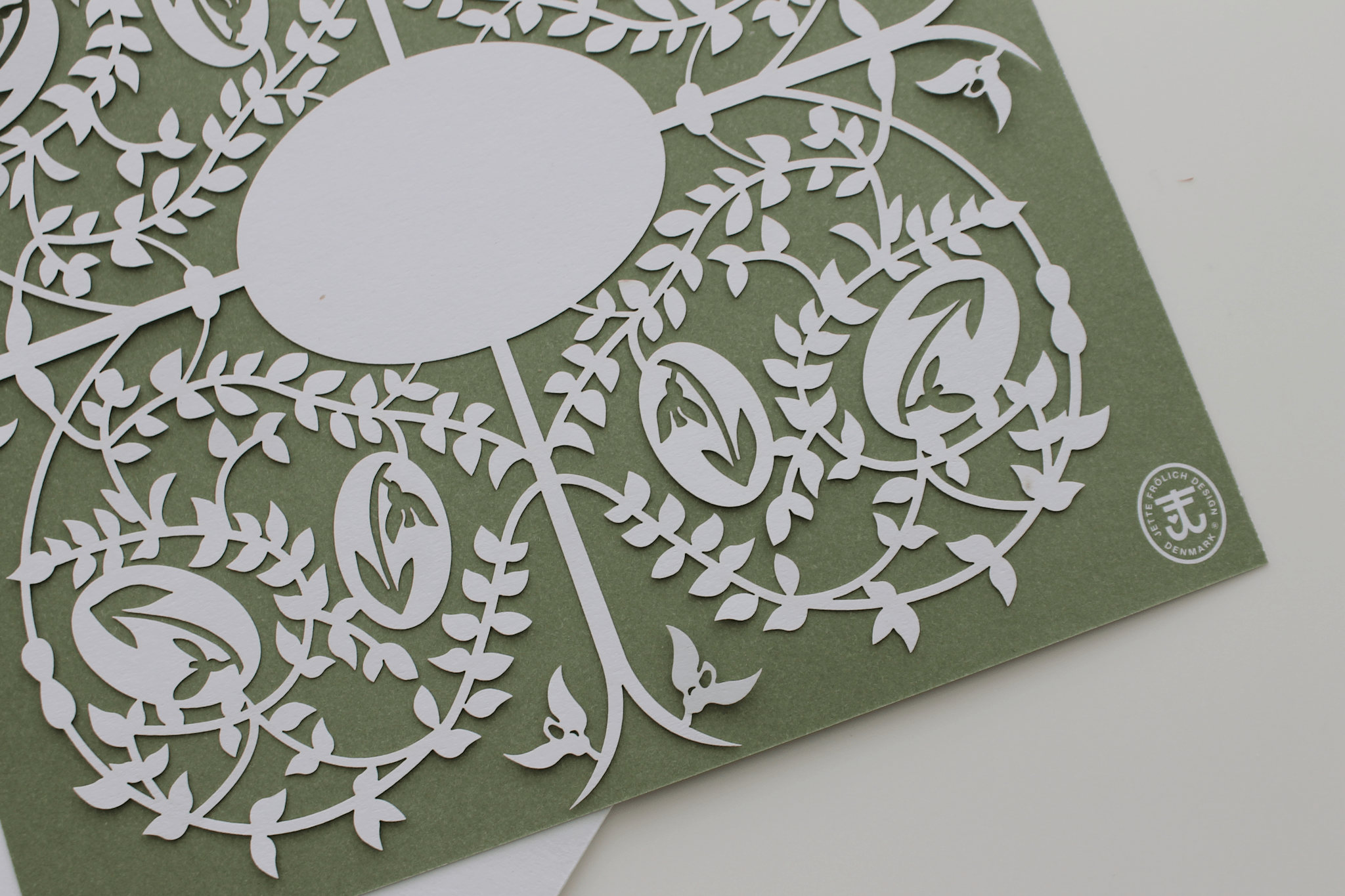 Gækkebrev med påskeliljer inkl. kuvert