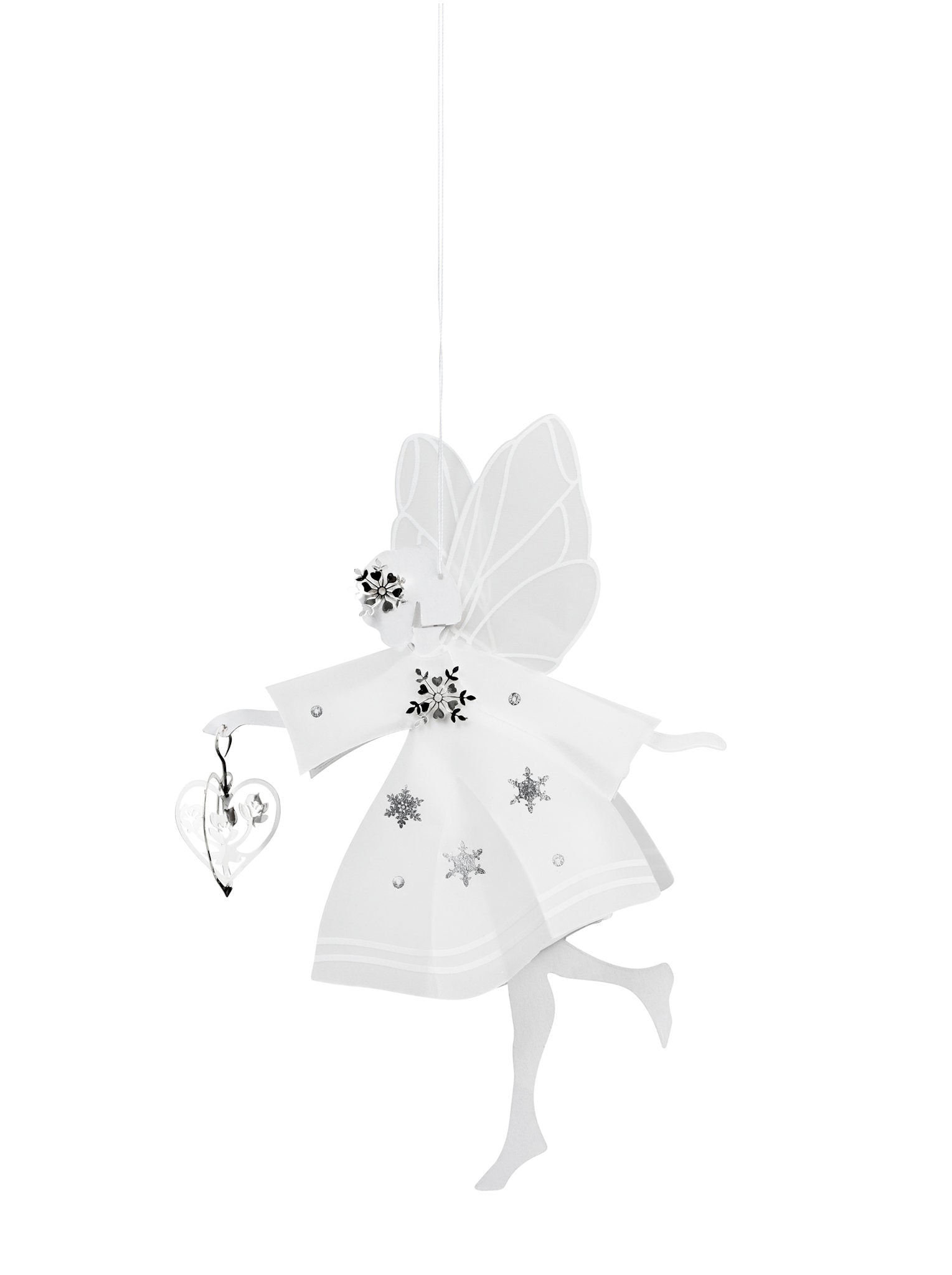 White fairy with heart, medium