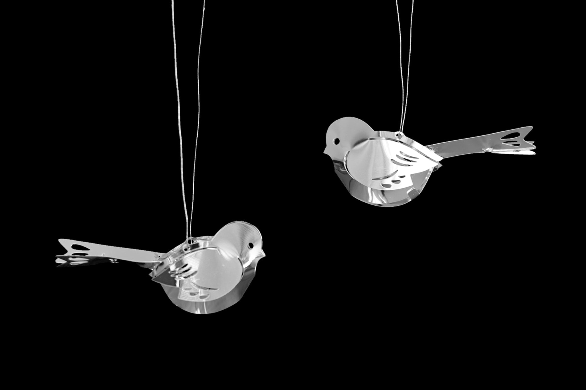 Miniaturefugl, sølv