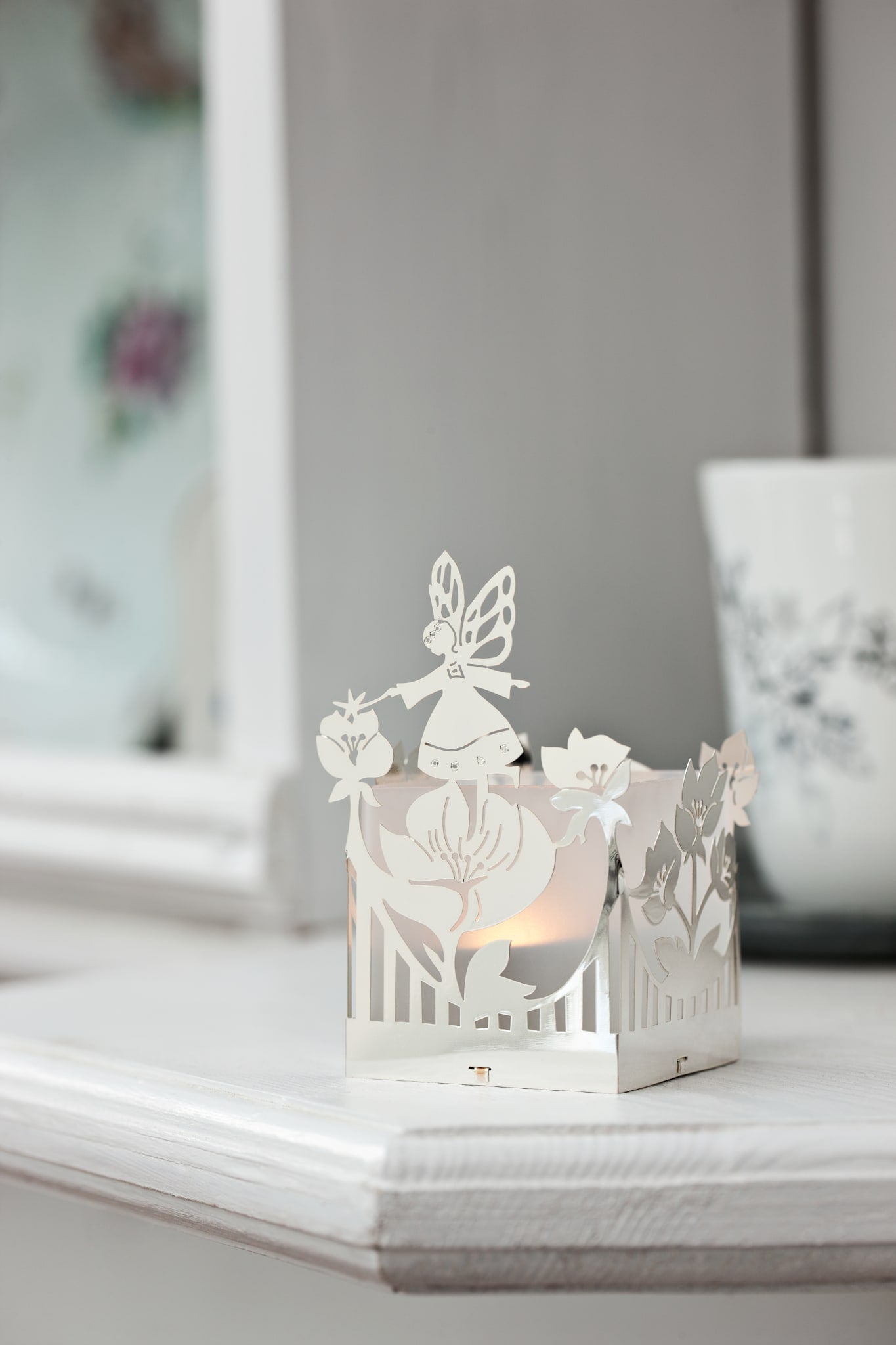 Lyslygte med Fe, Sølv