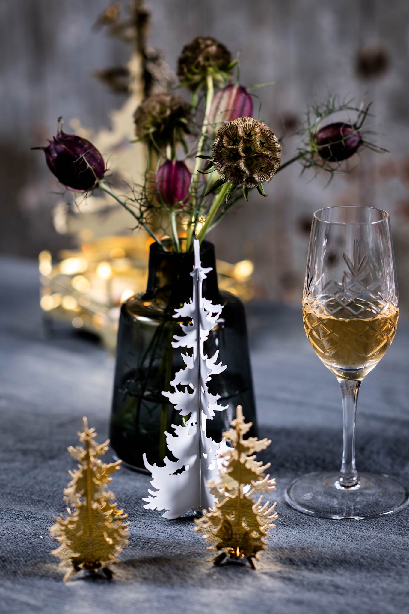 Winterwald, weiße Bäume (2 Designs)