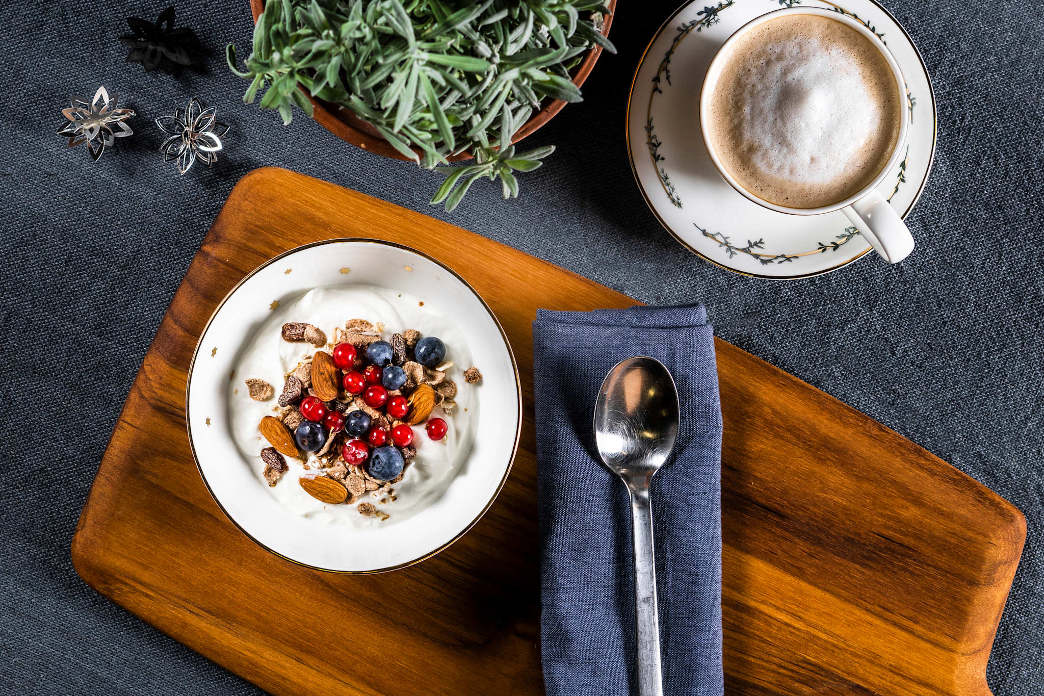 Vinterstjerner, Skål, 15 cm