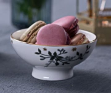 Vinterstjerner, skål 11 cm