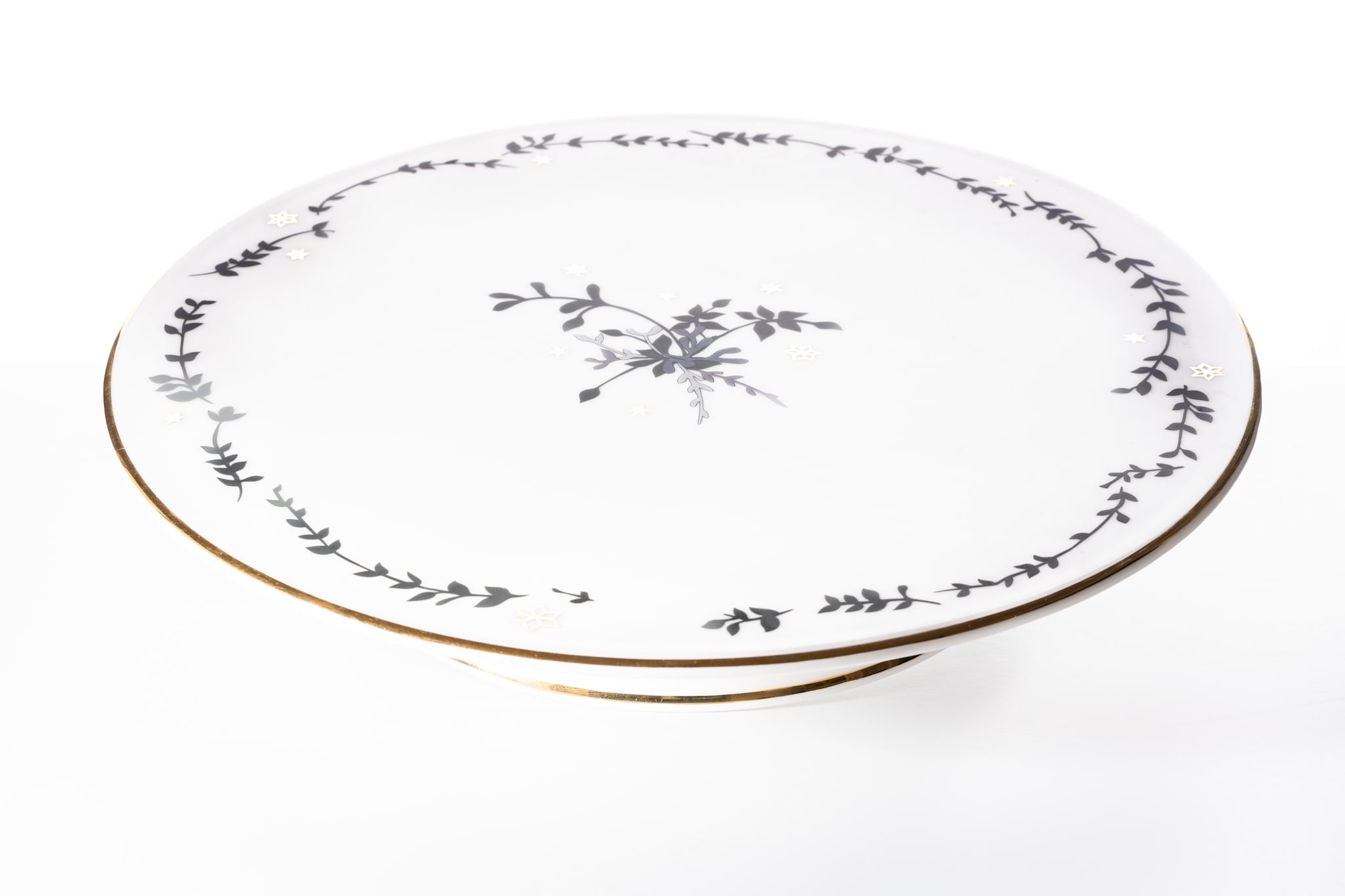Winter stars, Cake plate