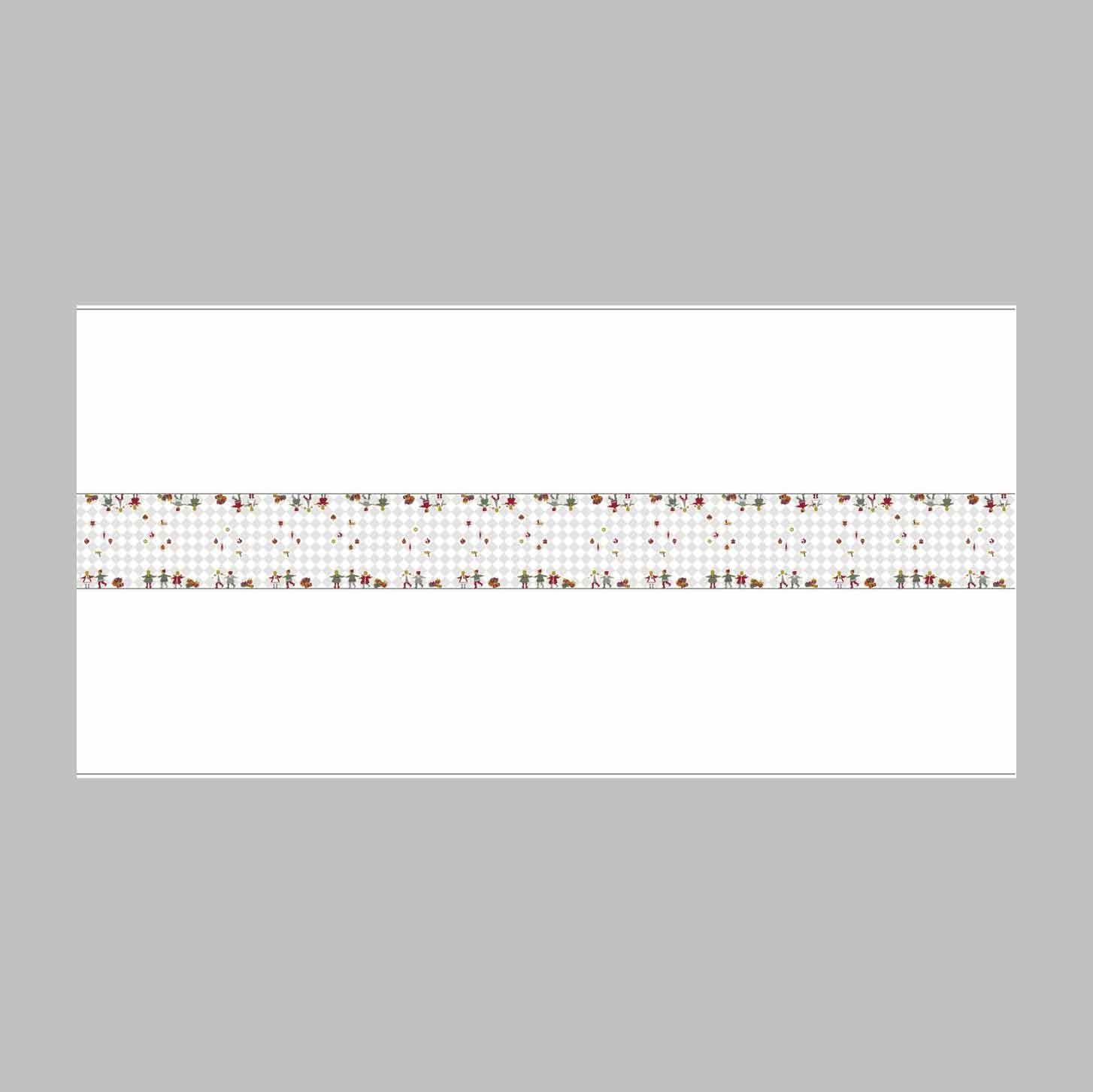 Dug 'Dansende børn' 160 x 320 cm.