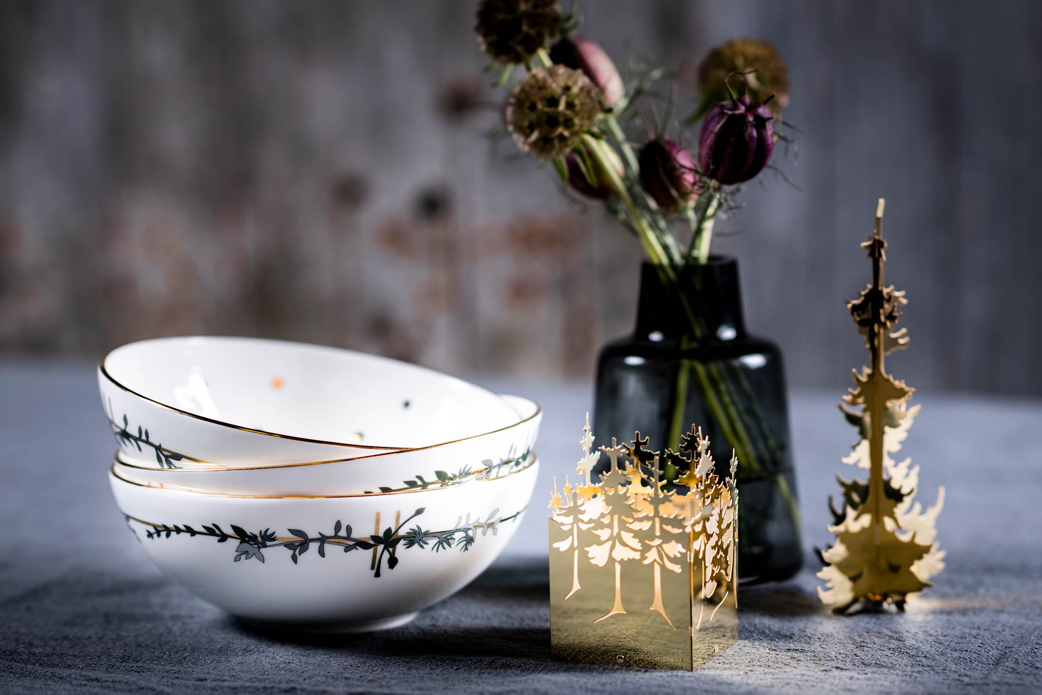 Vinterskov, Træer i Guld (2 Designs)