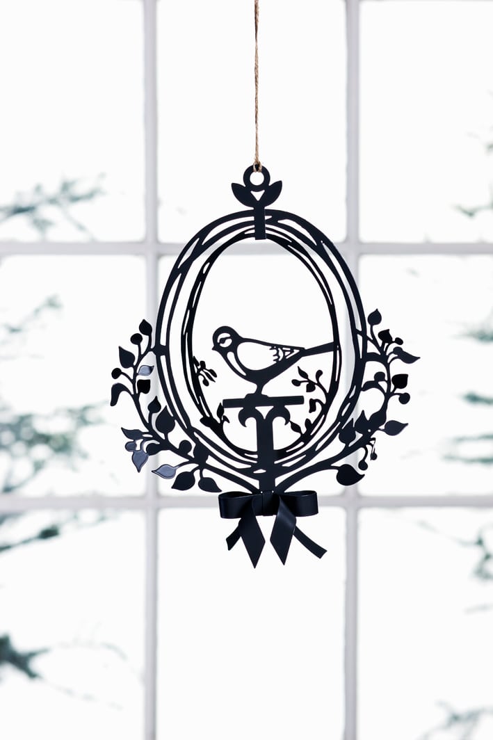 Bird ornament with LED lights