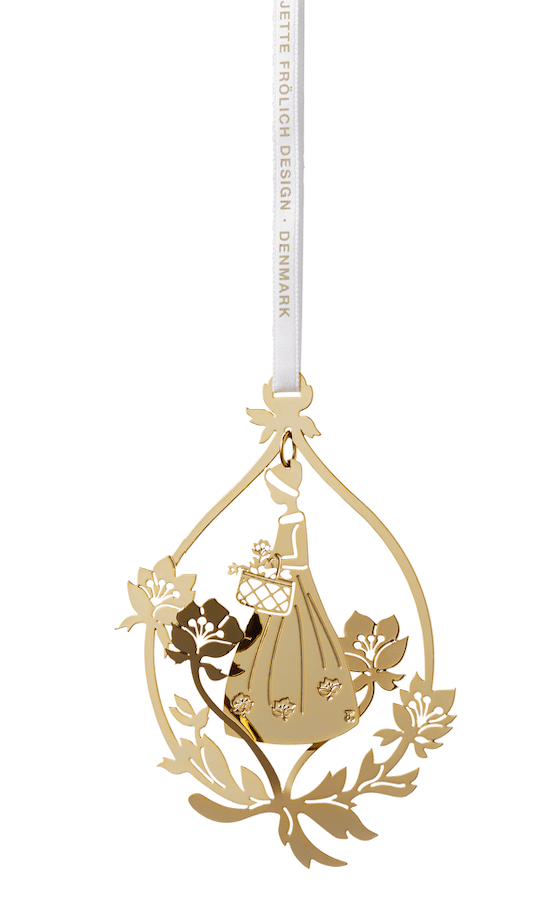 Flower girl Mobile, Gold plated 18 Kt.