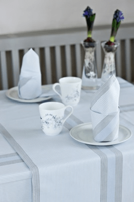 Table runner, Striped design - 45x160cm