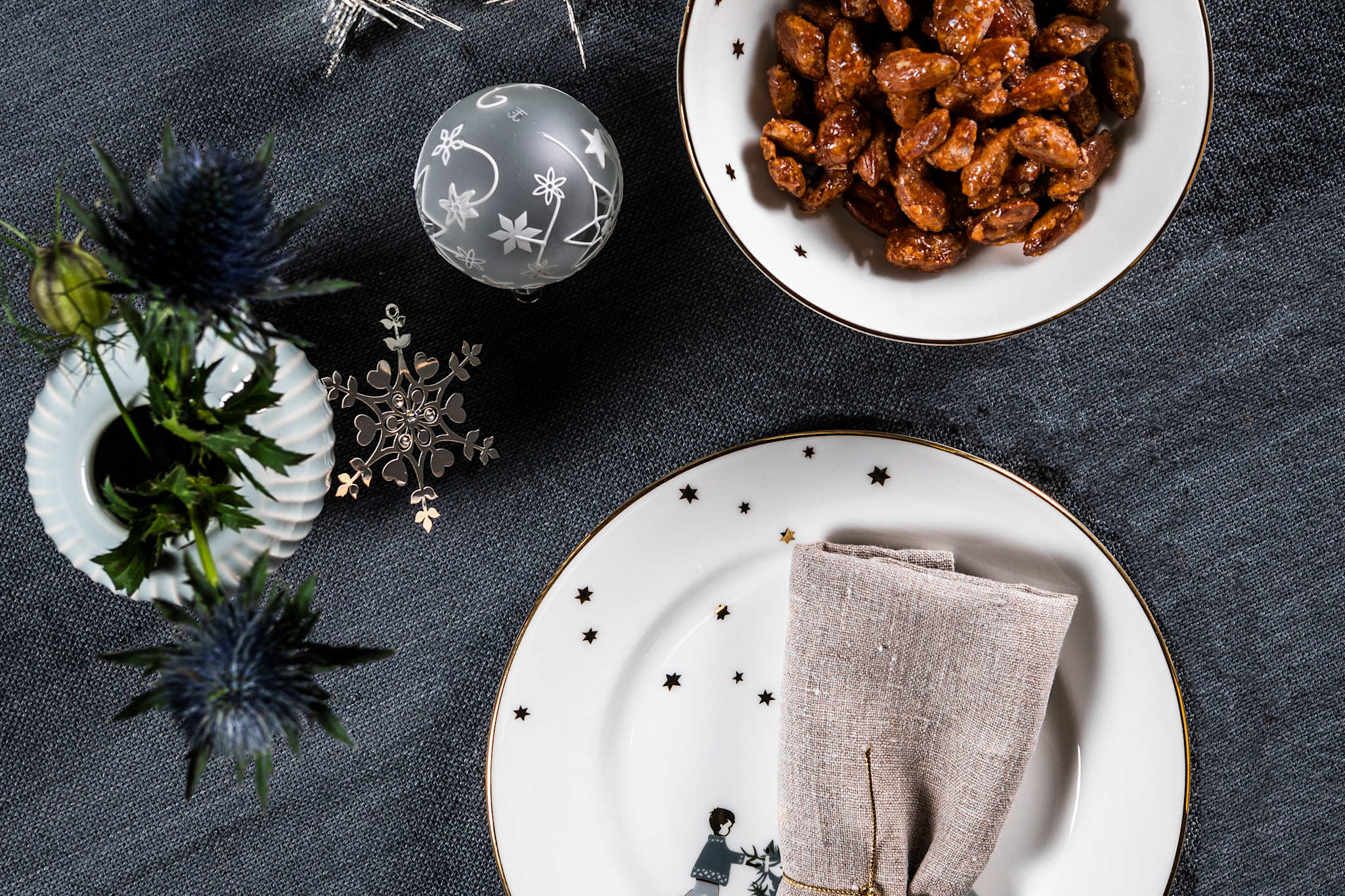 Vinterstjerner, Skål, 15 cm