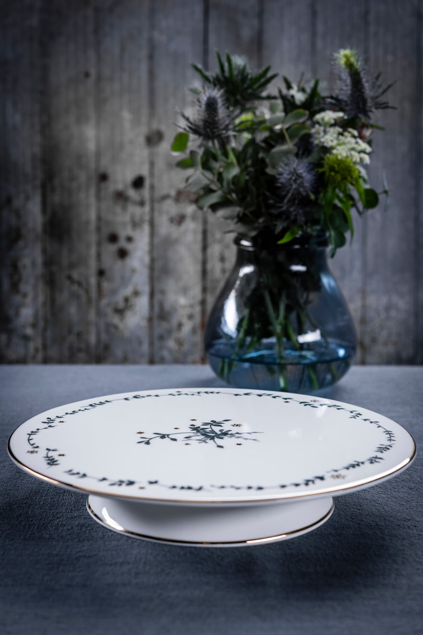 Wintersterne, Tortenplatte