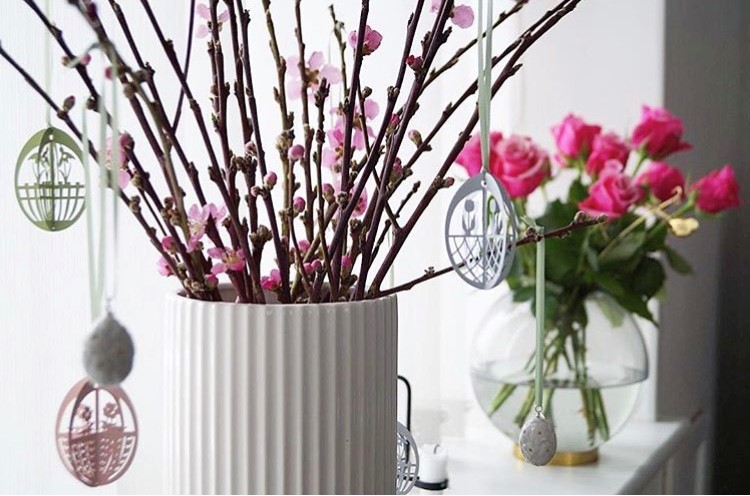 Easter Metal Eggs, Pink